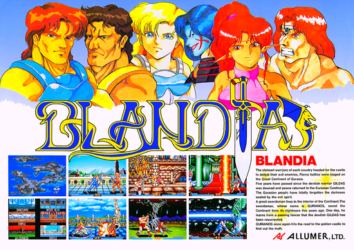 Blandia (prototype) Arcade Game Cover
